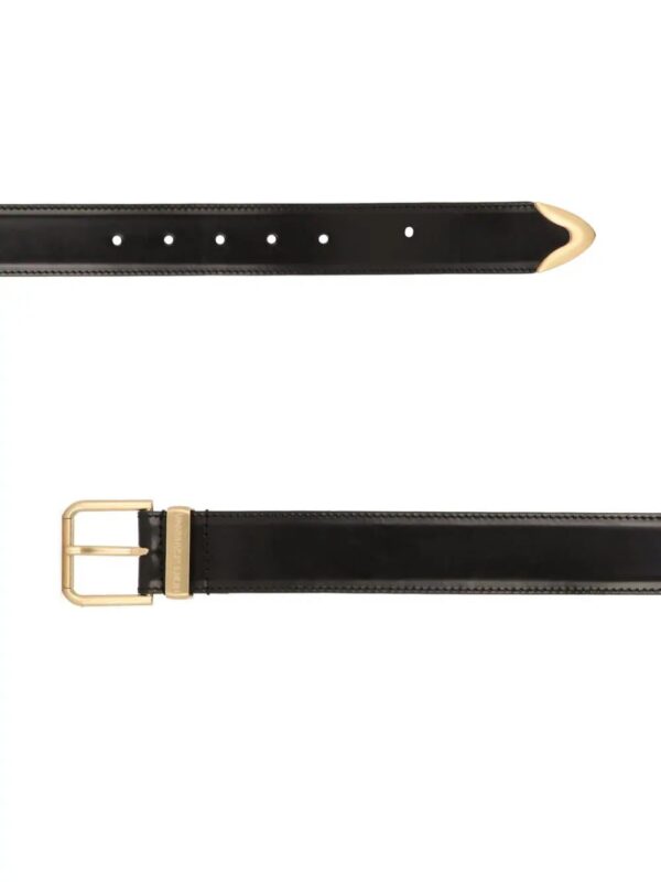 Dolce & Gabbana  logo-engraved buckle leather belt - Image 2