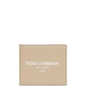 Dolce & Gabbana logo-print leather wallet