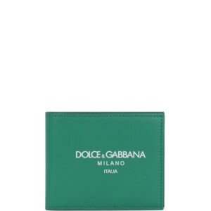 Dolce & Gabbana logo-print leather wallet