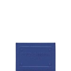 Dolce & Gabbana logo-embossed leather cardholder