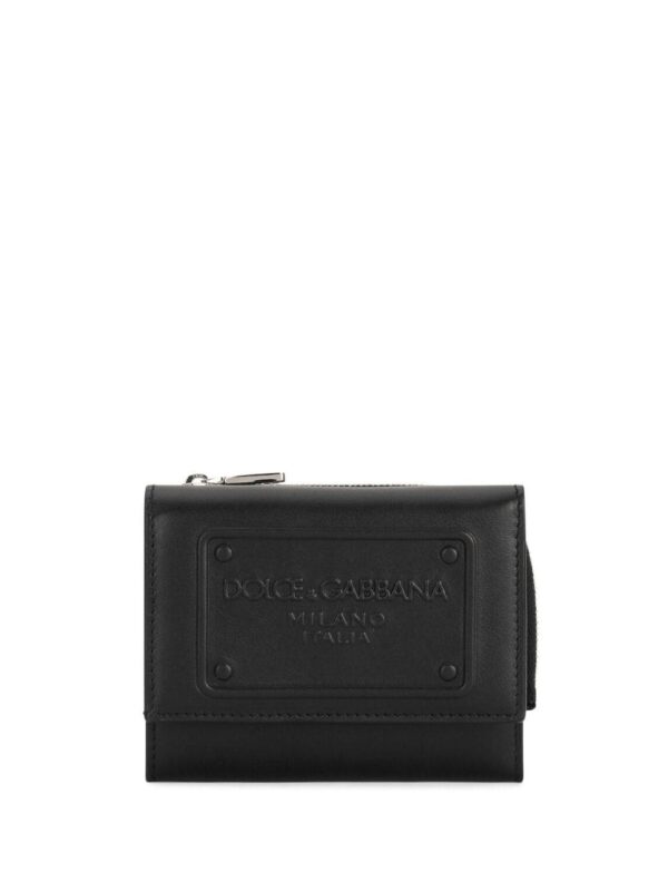 Dolce & Gabbana logo-embossed leather wallet