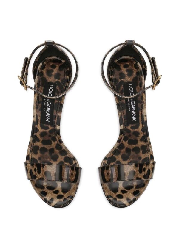 Dolce & Gabbana  105mm sculpted-heel sandals - Image 4