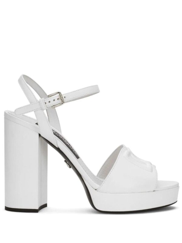 Dolce & Gabbana  logo-embroidered platform sandals