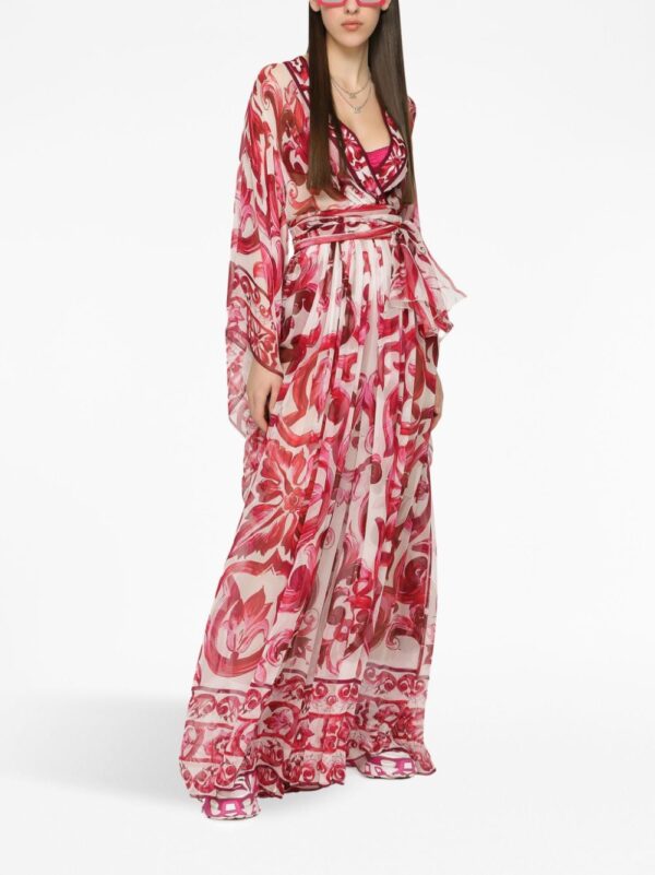 Dolce & Gabbana Majolica-print maxi dress - Image 2