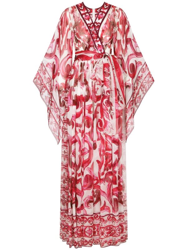 Dolce & Gabbana Majolica-print maxi dress
