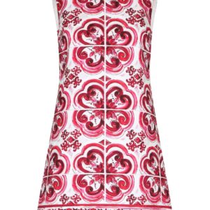 Dolce & Gabbana Majolica-print shift mini dress