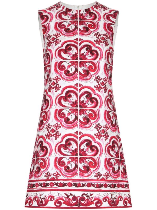 Dolce & Gabbana coated high-neck midi dress