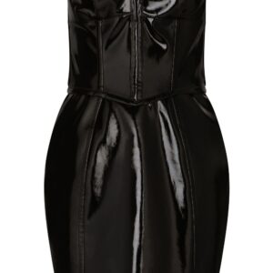 Dolce & Gabbana high-shine structured minidress