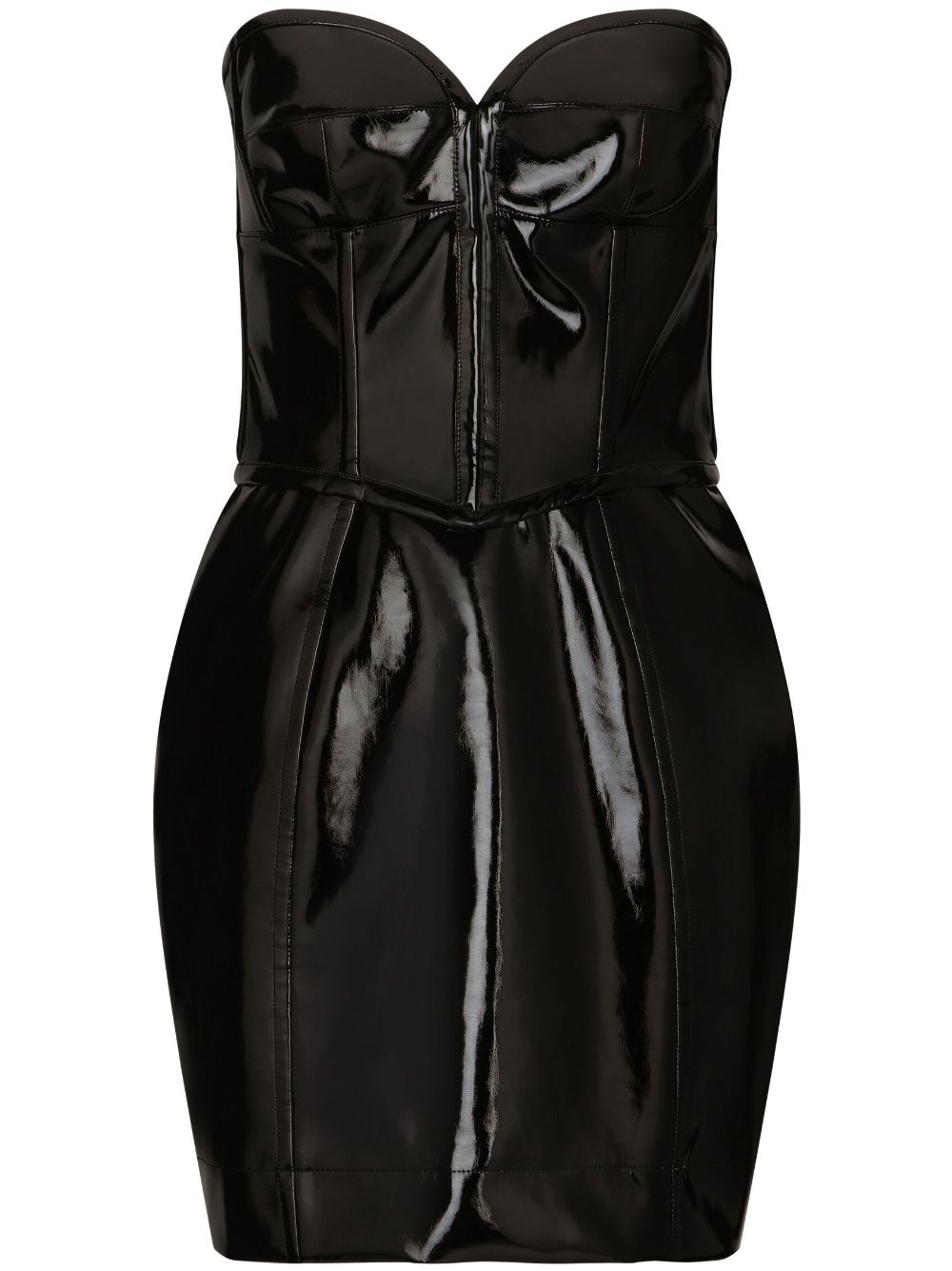 Dolce & Gabbana high-shine structured minidress