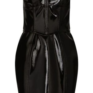 Dolce & Gabbana high-shine structured minidress