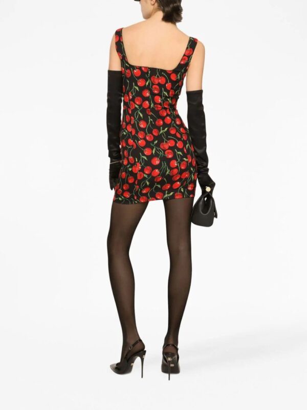 Dolce & Gabbana  cherry print minidress - Image 3