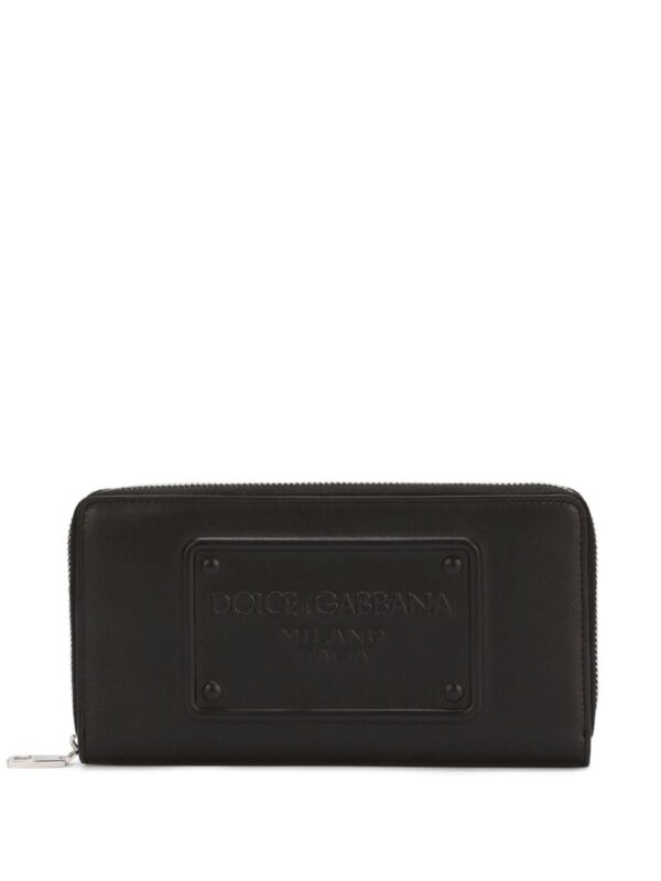 Dolce & Gabbana embossed-logo leather wallet - Image 3