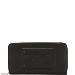 Dolce & Gabbana embossed-logo leather wallet