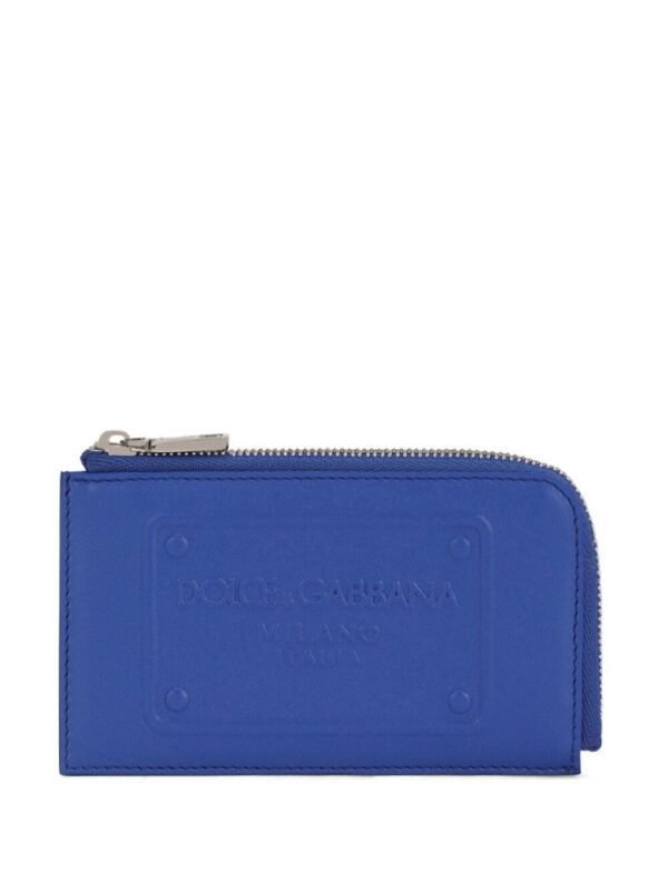Dolce & Gabbana logo-debossed zip-around long wallet - Image 3