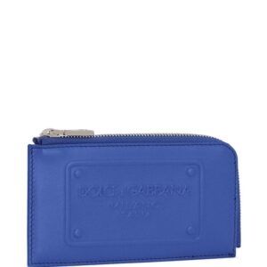 Dolce & Gabbana logo-debossed zip-around long wallet