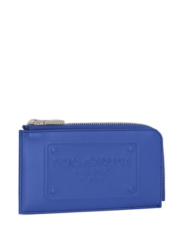 Dolce & Gabbana logo-debossed zip-around long wallet