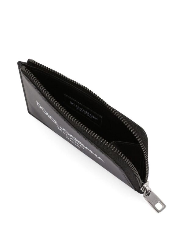 Dolce & Gabbana logo-print zip-around wallet - Image 4