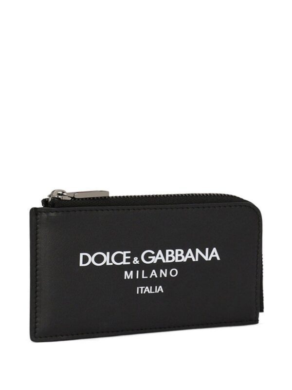 Dolce & Gabbana logo-print zip-around wallet - Image 3