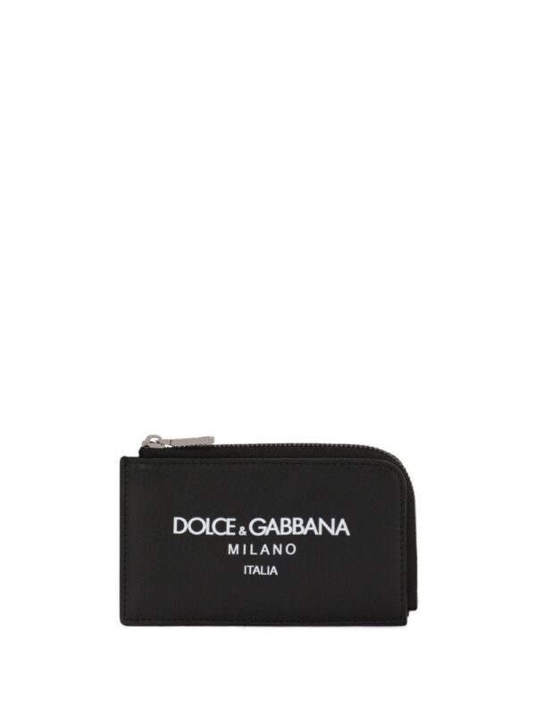 Dolce & Gabbana logo-print zip-around wallet
