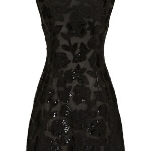 Dolce & Gabbana flocked sequin-embellished minidress