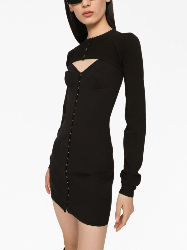 Dolce & Gabbana V-neck minidress - Image 5