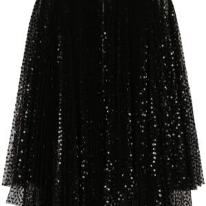 Dolce & Gabbana sequin-embellished flared minidress