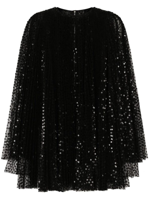 Dolce & Gabbana sequin-embellished flared minidress