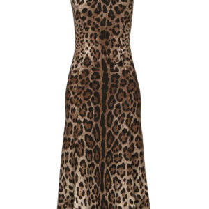 Dolce & Gabbana  leopard-print midi dress