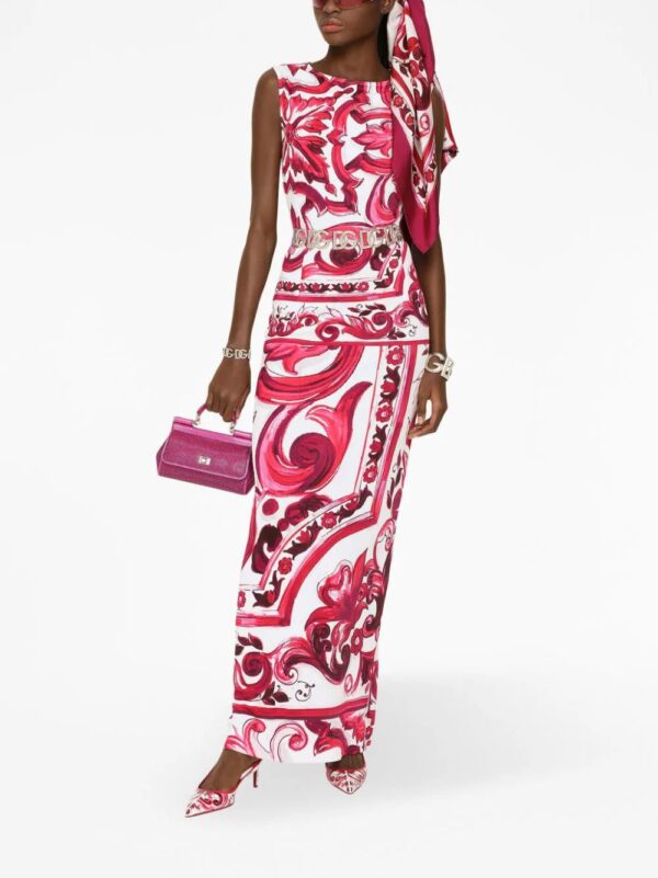 Dolce & Gabbana  Majolica-print maxi dress - Image 2