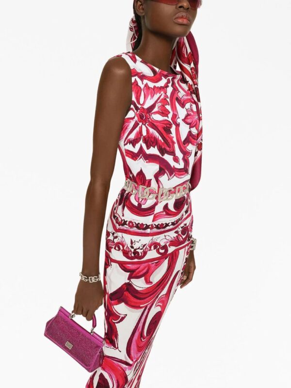 Dolce & Gabbana  Majolica-print maxi dress - Image 4
