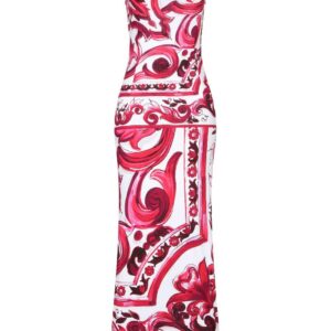 Dolce & Gabbana  Majolica-print maxi dress