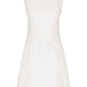 Dolce & Gabbana sleeveless patterned-jacquard dress