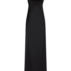 Dolce & Gabbana lace-trimmed satin gown