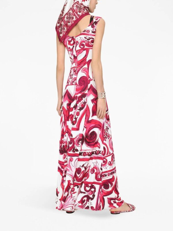 Dolce & Gabbana  graphic-print sleeveless dress - Image 3