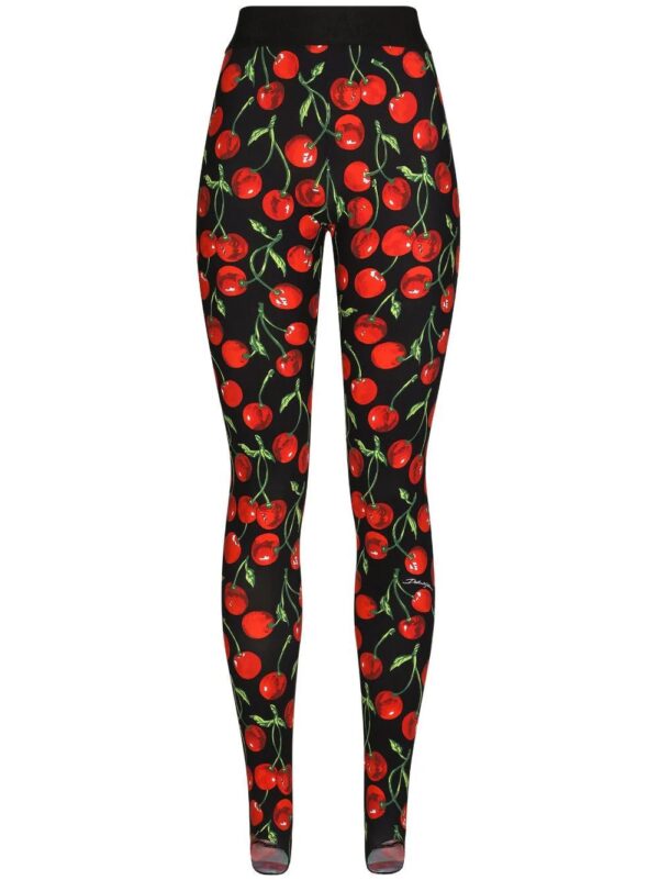 Dolce & Gabbana  cherry-print technical jersey leggings
