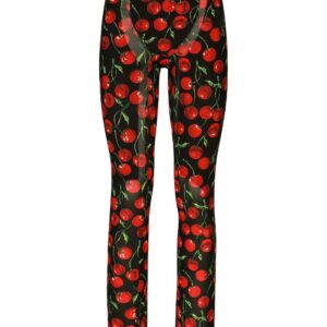 Dolce & Gabbana  high-waisted cherry-print leggings