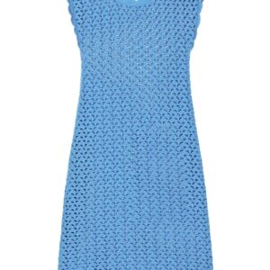 Dolce & Gabbana  sleeveless crochet-knit minidress