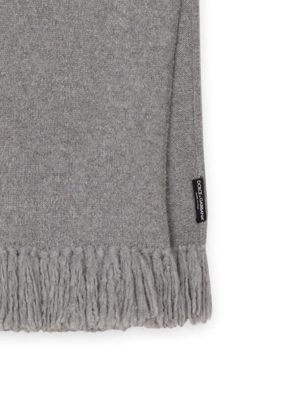 Dolce & Gabbana  fringed knitted scarf - Image 2
