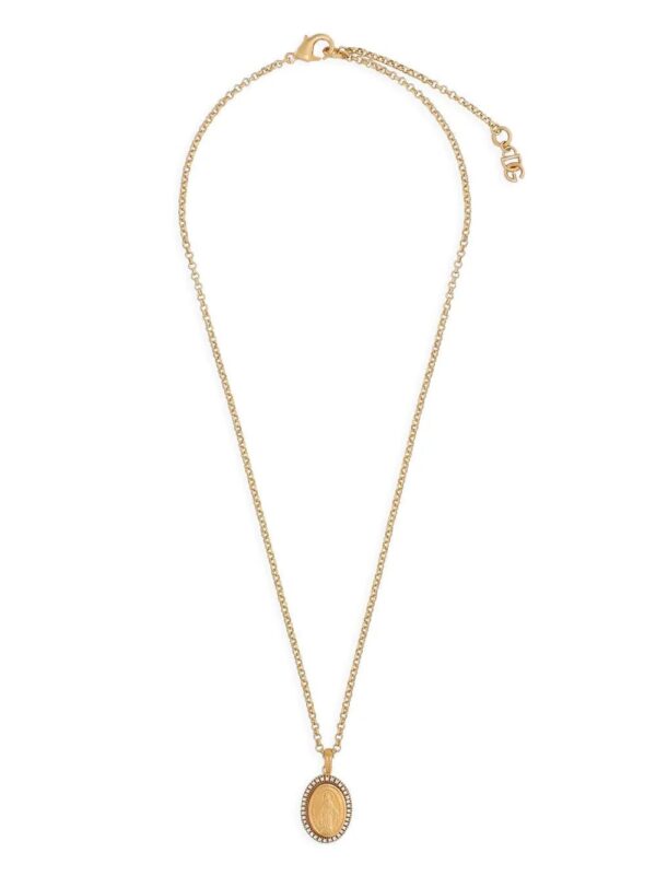 Dolce & Gabbana  crystal-embellished chain-detailing necklace