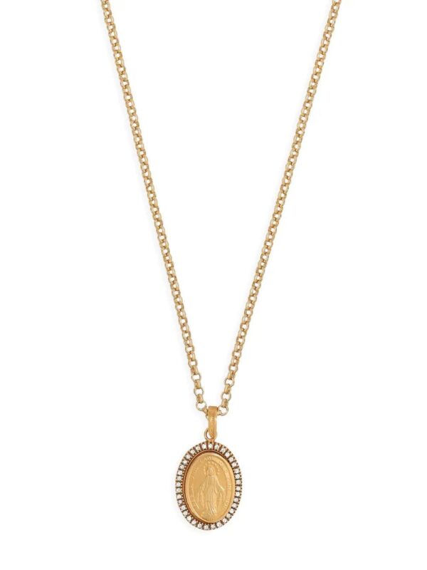 Dolce & Gabbana  crystal-embellished chain-detailing necklace - Image 2
