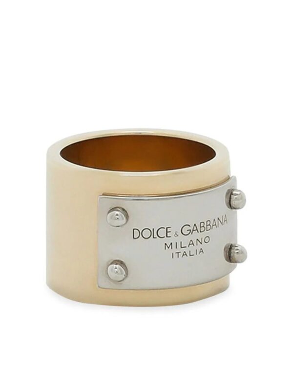 Dolce & Gabbana  logo-engraved ring - Image 2