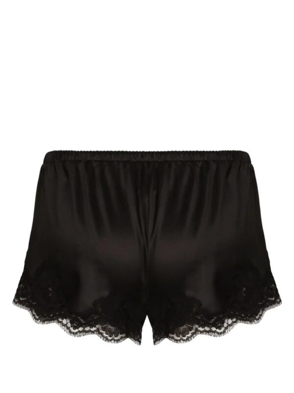 Dolce & Gabbana  lace-detailing satin-finish briefs - Image 2
