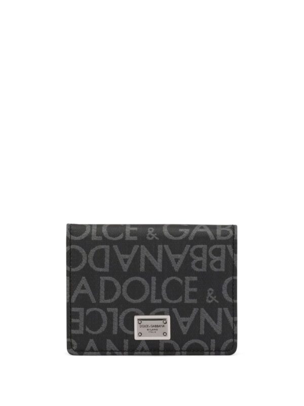 Dolce & Gabbana monogram-jacquard bi-fold cardholder