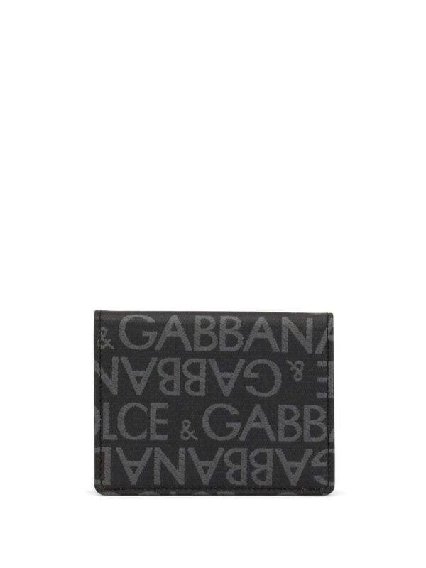 Dolce & Gabbana monogram-jacquard bi-fold cardholder - Image 2