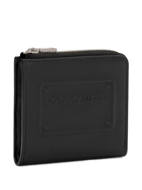 Dolce & Gabbana logo-debossed zip-around wallet - Image 3