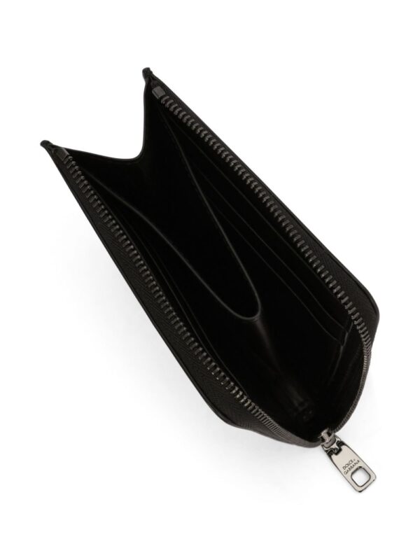 Dolce & Gabbana logo-print zip-around wallet - Image 4