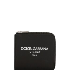 Dolce & Gabbana logo-print zip-around wallet