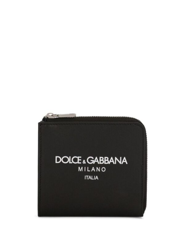 Dolce & Gabbana logo-print zip-around wallet