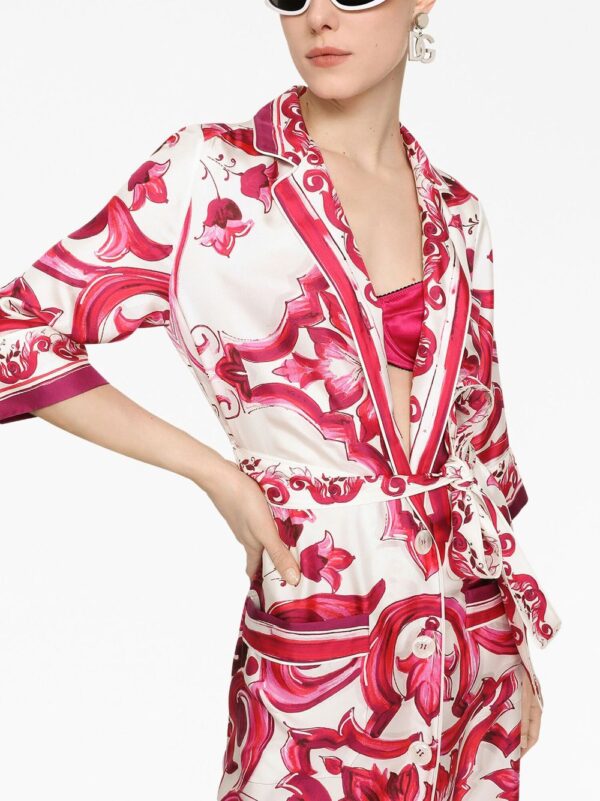 Dolce & Gabbana Majolica V-neck maxidress - Image 5