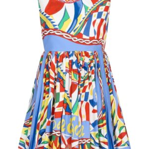 Dolce & Gabbana Carretto-print mini dress